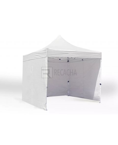 Carpa plegable 2x2 blanca kit completo | RecaTENT S30 | Vista 3