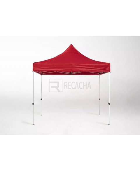 Carpa plegable 2x2 roja | RecaTENT S30 | Vista 2