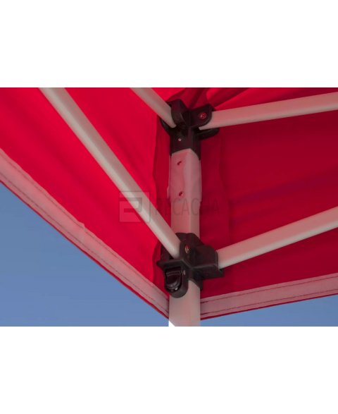 Carpa plegable 2x2 roja | RecaTENT S30 | Vista 5