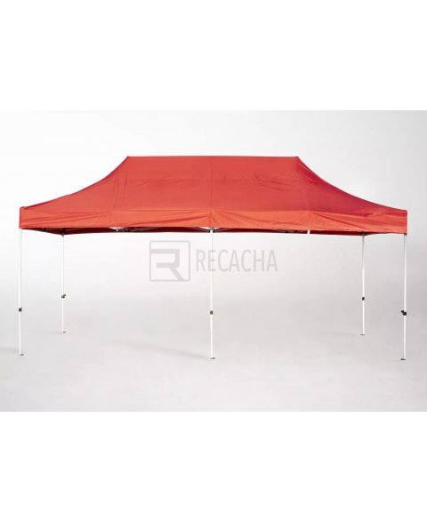 Carpa plegable 3x6 roja | RecaTENT S30 | Vista 2