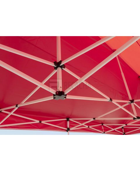 Carpa plegable 3x6 roja | RecaTENT S30 | Vista 3