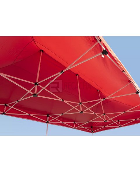 Carpa plegable 3x6 roja | RecaTENT S30 | Vista 4