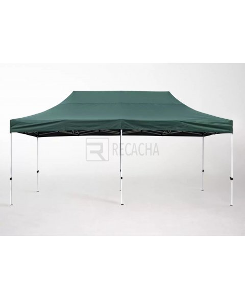 Carpa plegable 3x6 verde | RecaTENT S30 | Vista 2