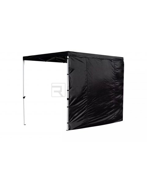 Lateral con puerta para carpa de 2 metros color negro | RecaTENT S30 | Vista 2