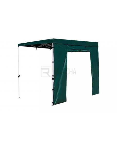 Lateral con puerta para carpa de 2 metros color verde | RecaTENT S30 | Vista 1