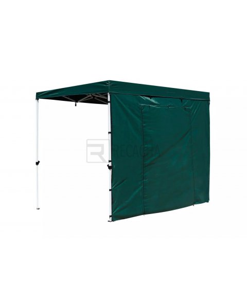 Lateral con puerta para carpa de 2 metros color verde | RecaTENT S30 | Vista 2